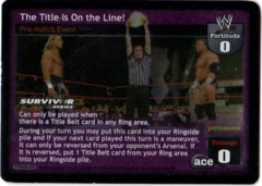 The Title is On the Line!